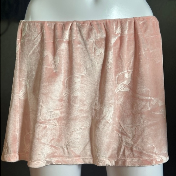 Baby Phat Dresses & Skirts - Baby Phat Aubrey Velour Mini Skirt - Pink, Size Medium (NWT)